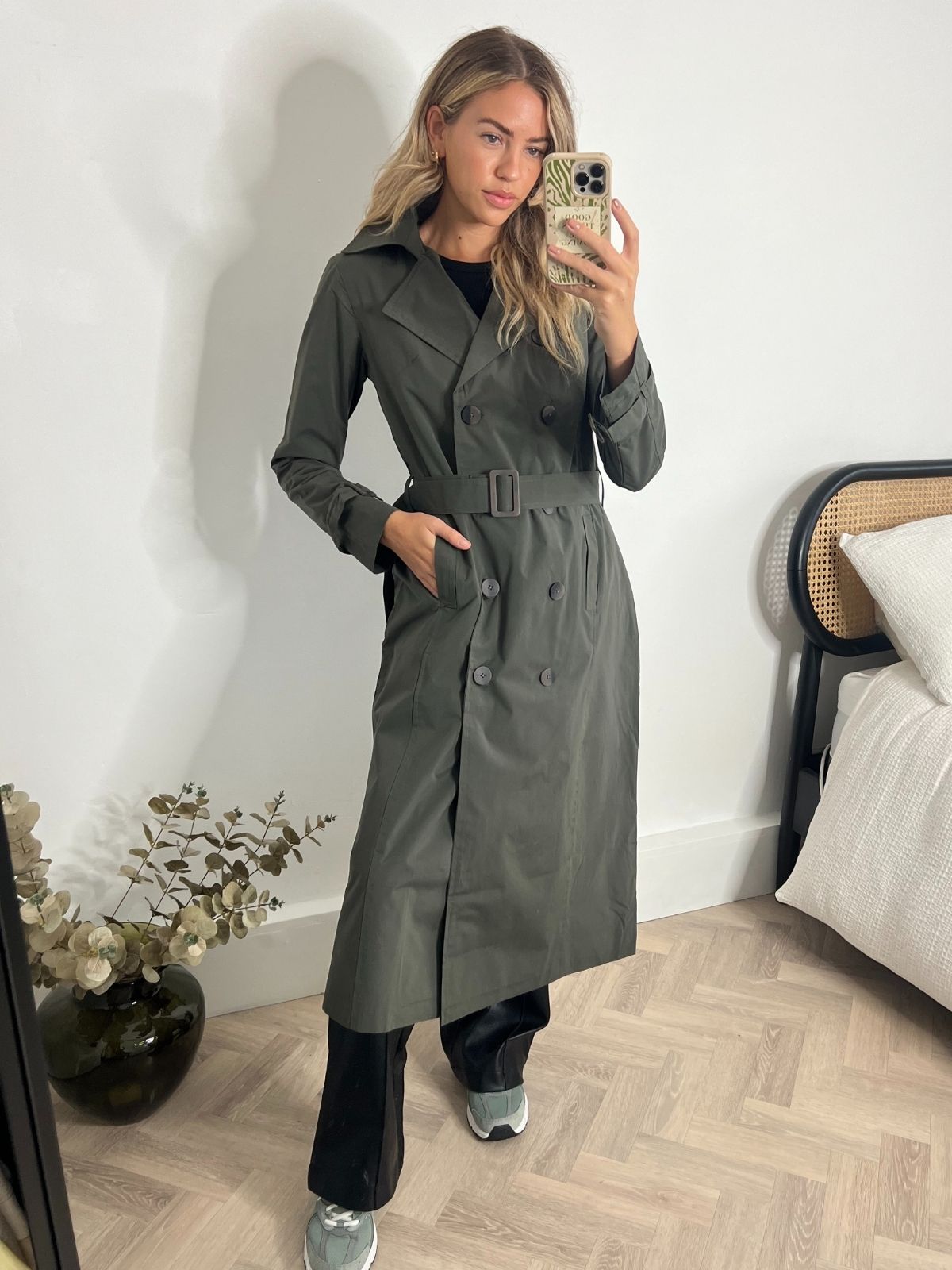 Open clearance trench coat