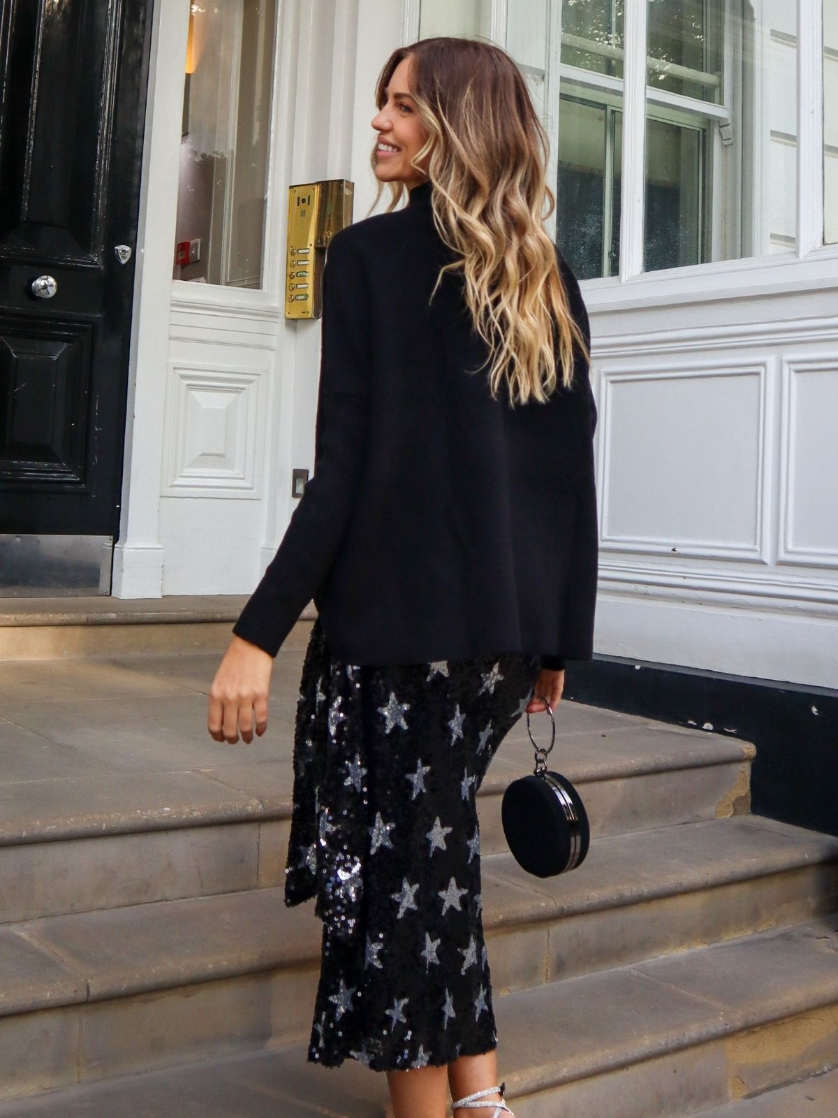 Sequin Wrap Midi Skirt | Beau Wrap Midi Skirt / Sequin Star