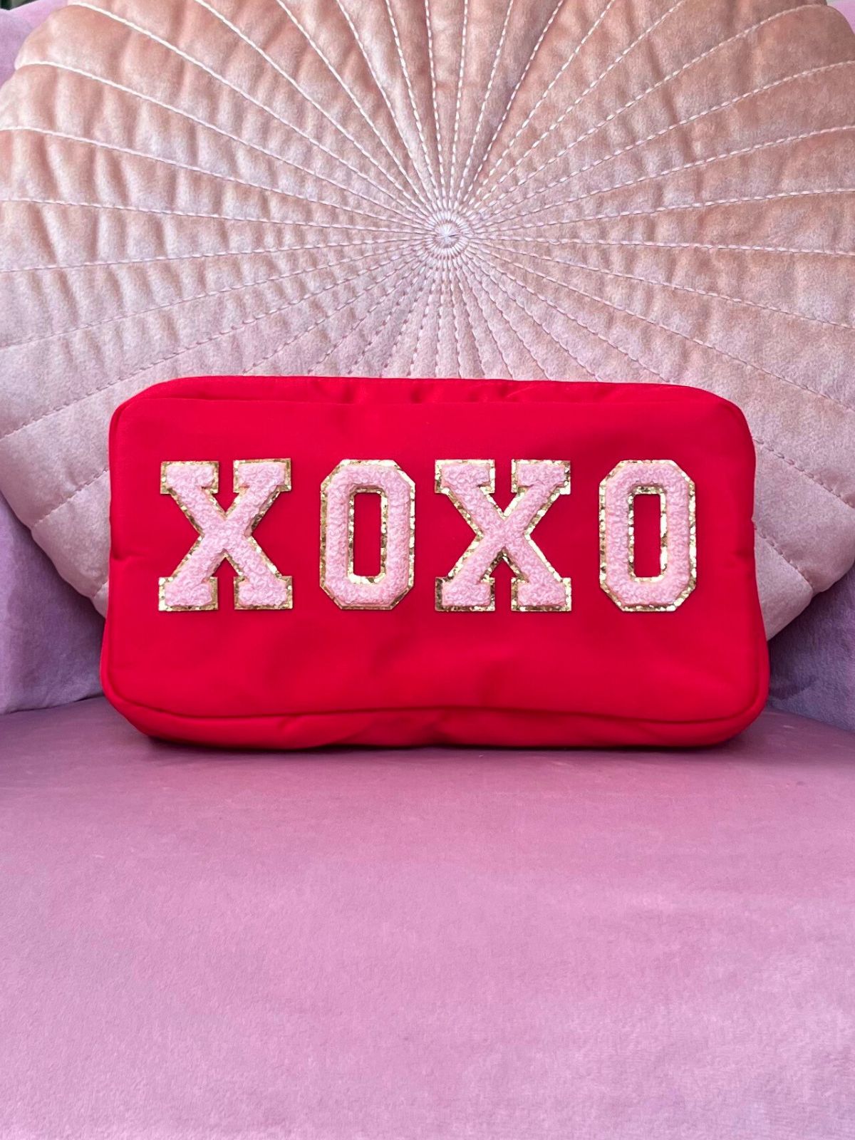 Aurora Small Nylon Pouch / Red