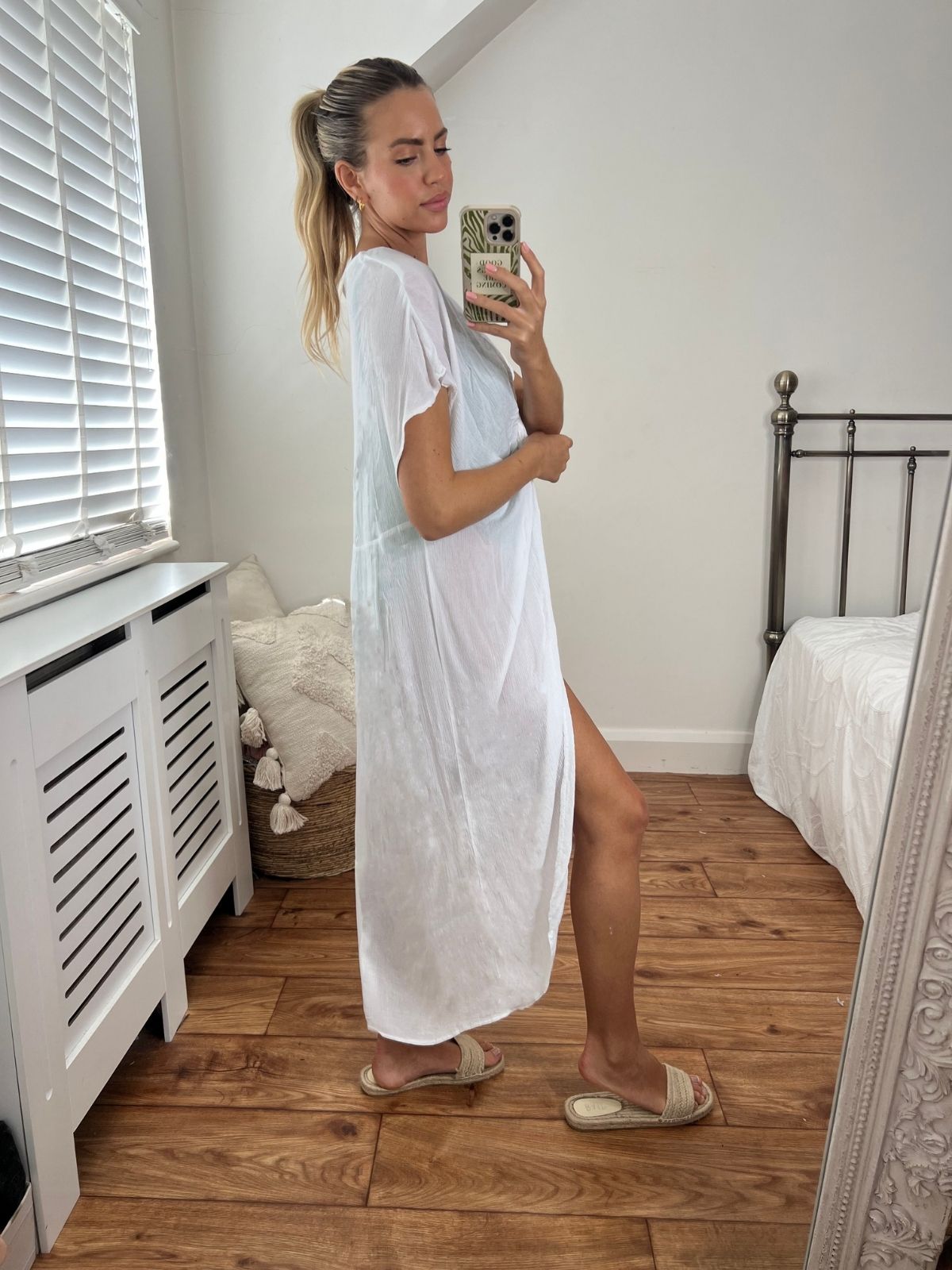 Cream Beach Dress