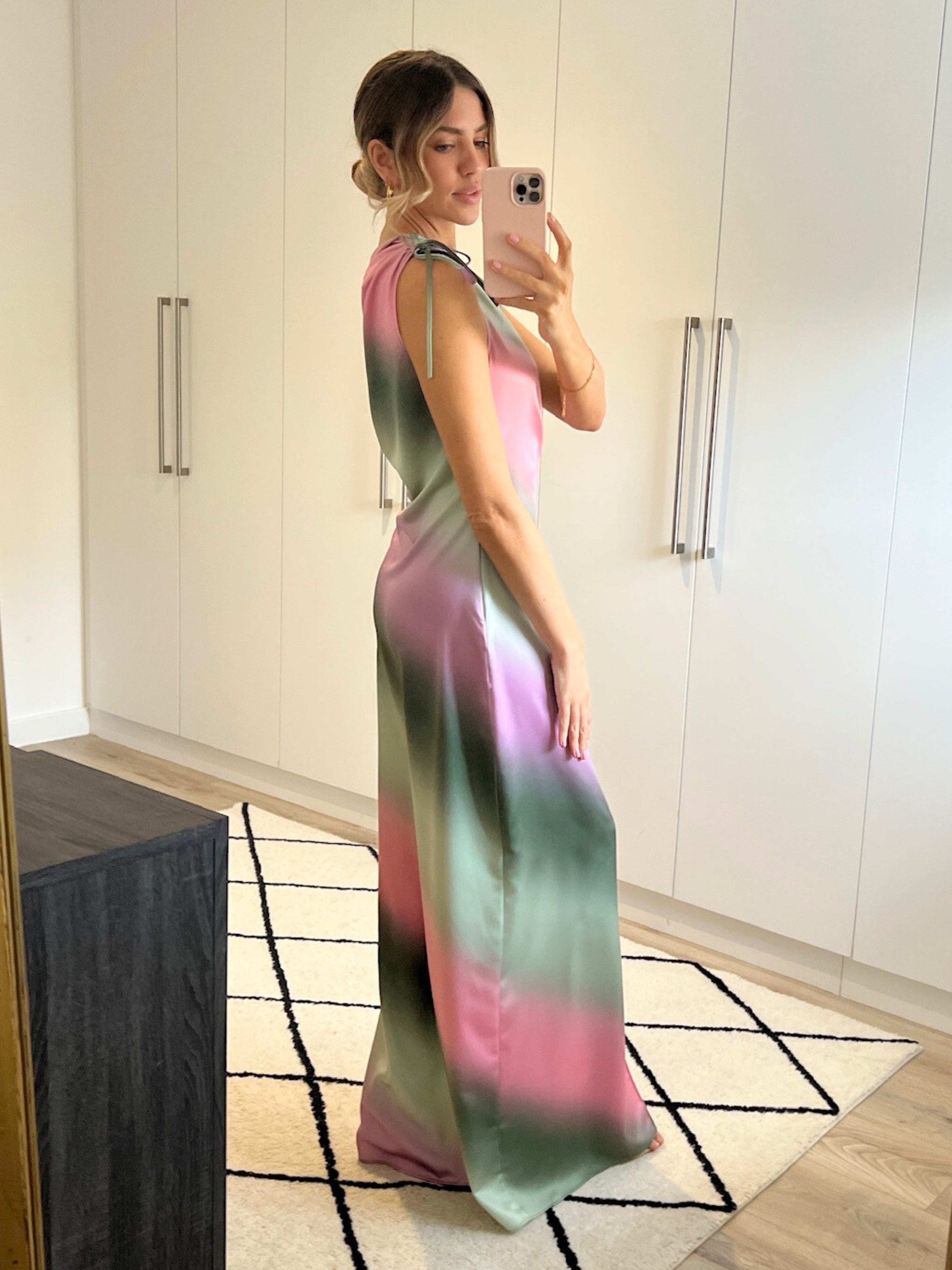 Asymmetric Cut Out Dress | Jovie Maxi Dress in Ombre