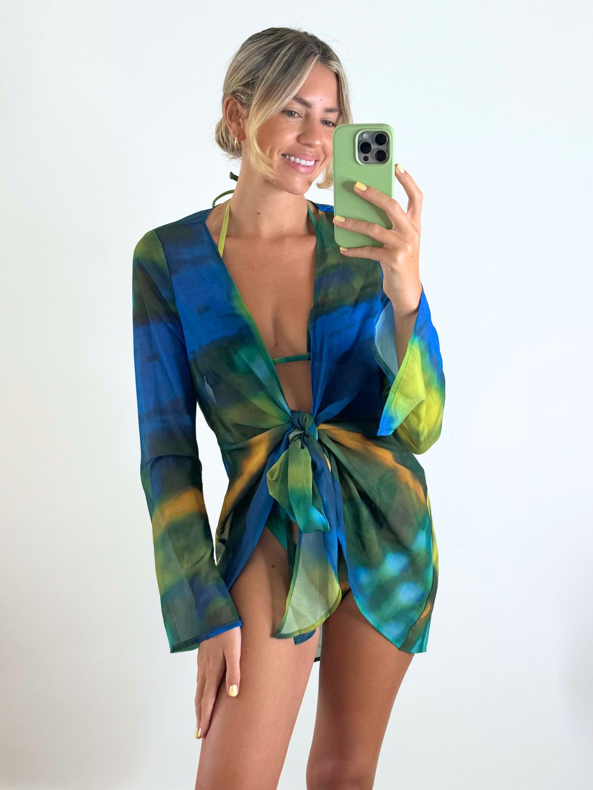 Sheer swim cover up on sale