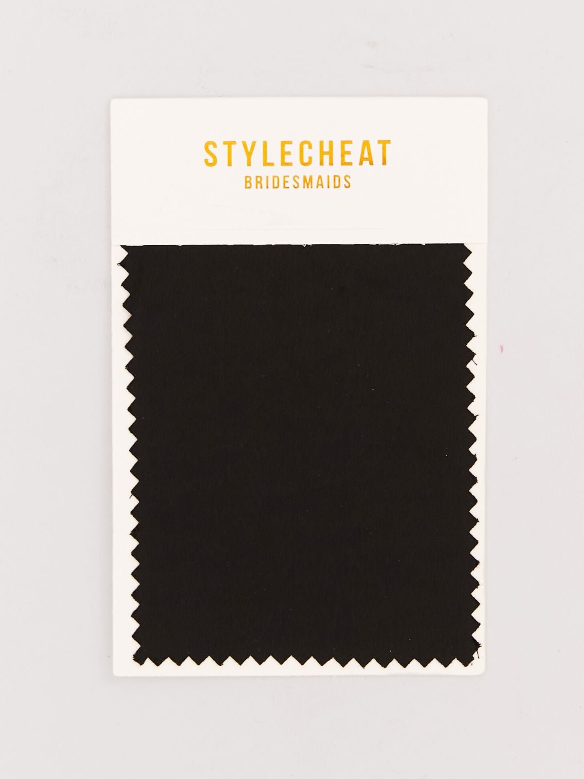 Satin Bridesmaid Swatch / Black