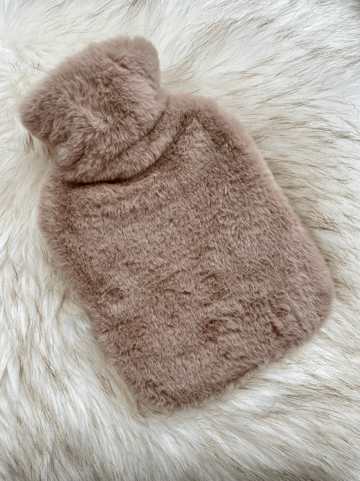 Super Soft Hot Water Bottle / Mocha