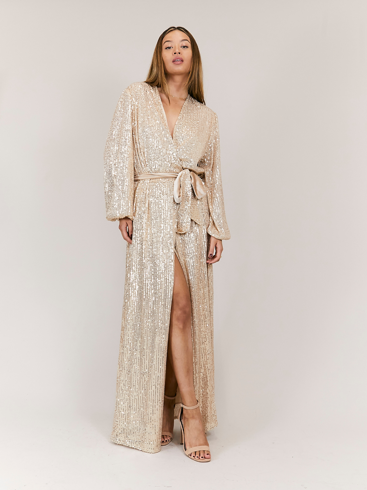 Sparkly 2025 kimono dress