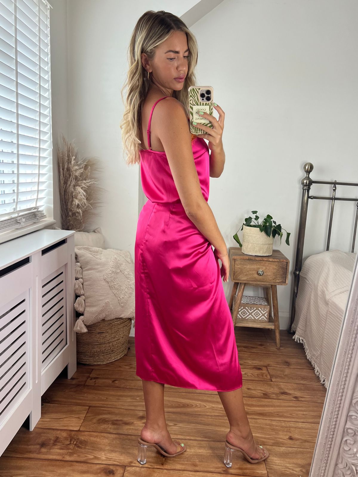 Pink Drape Skirt