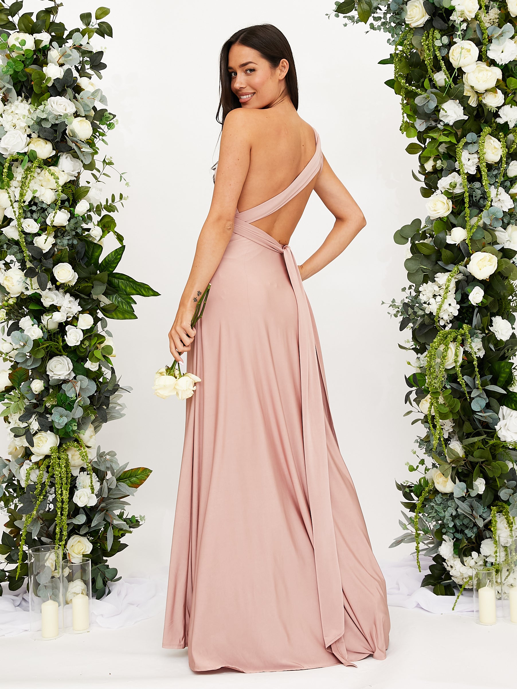Pink Multiway Bridesmaid Dress