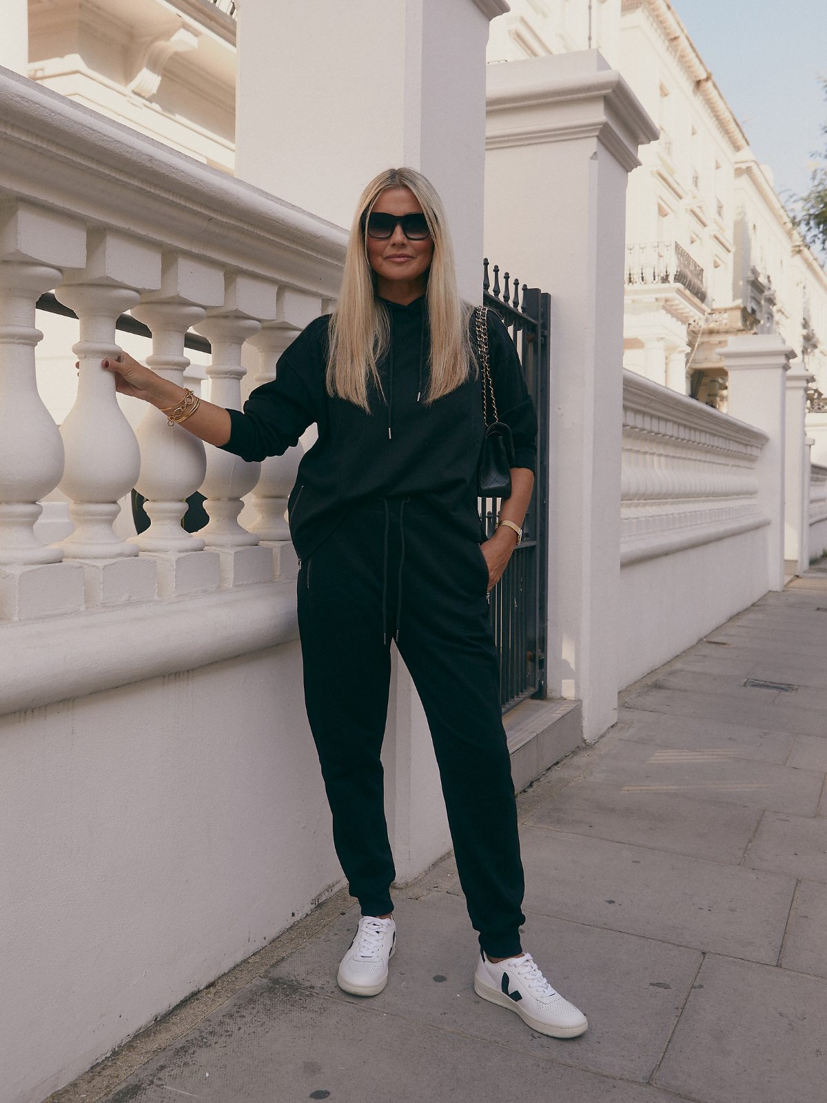 Black Joggers | Black Rib Detail Jogger