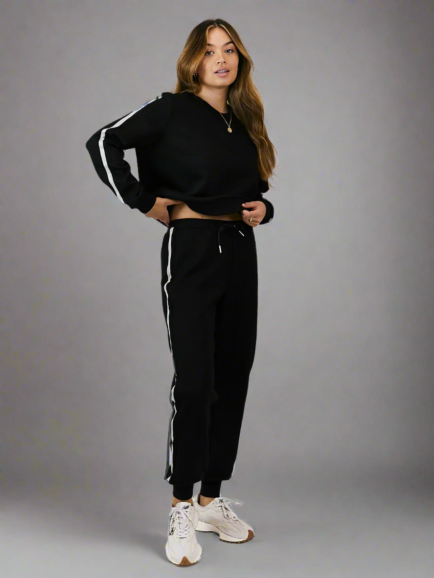 Remi Black Stripe Sweater