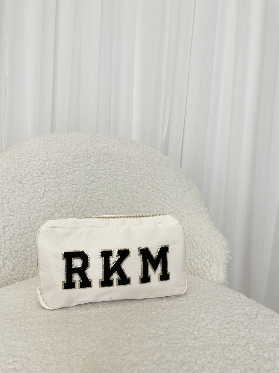 Personalised Pouch in Cream