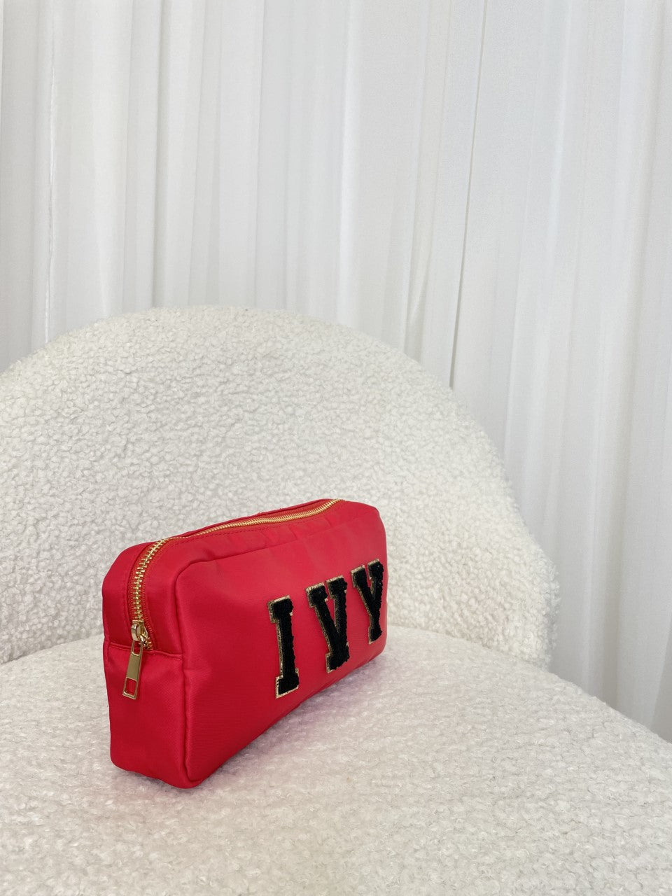 Personalised Pouch in Red