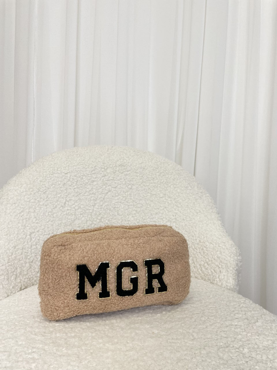 Personalised Pouch in Teddy