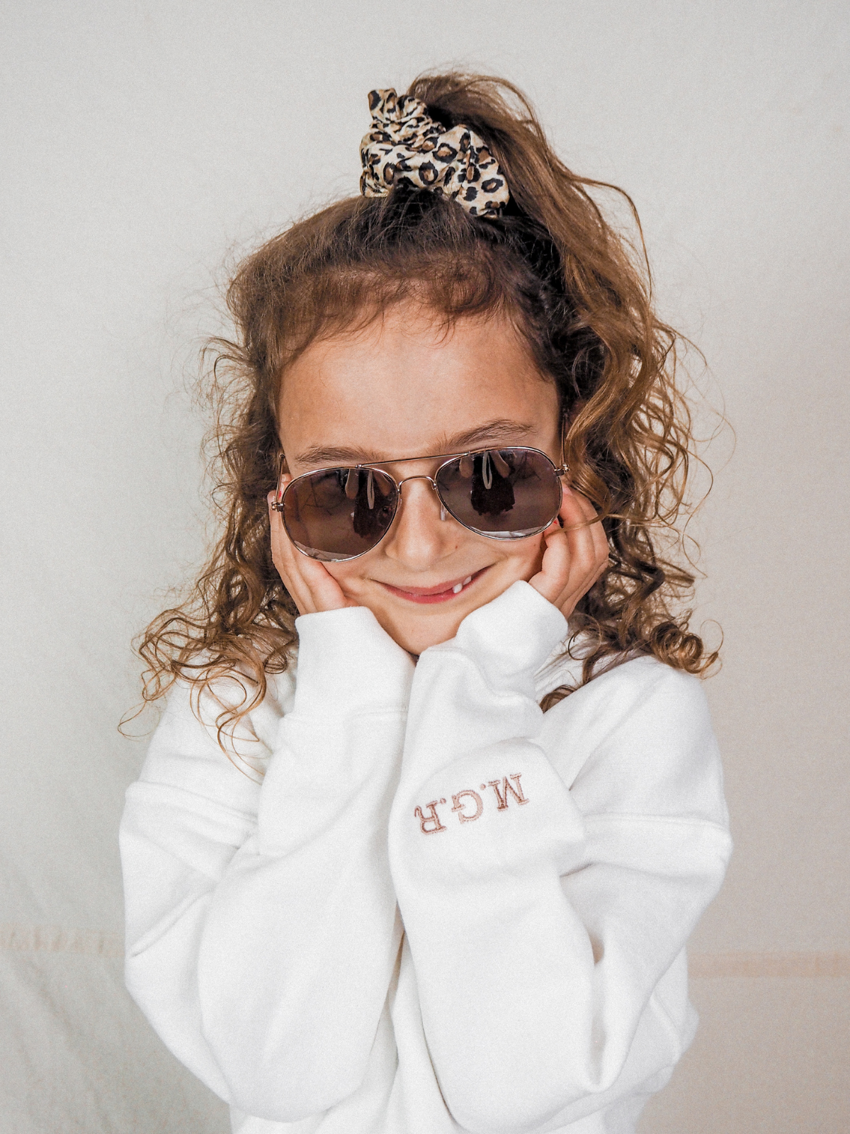 Mimi Children's Unisex Personalised White Star Hoodie – Style Cheat