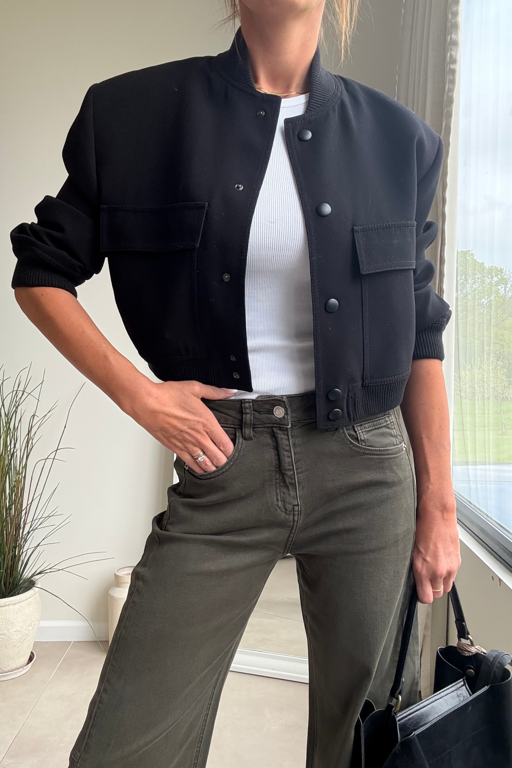 Khaki Barel Jean