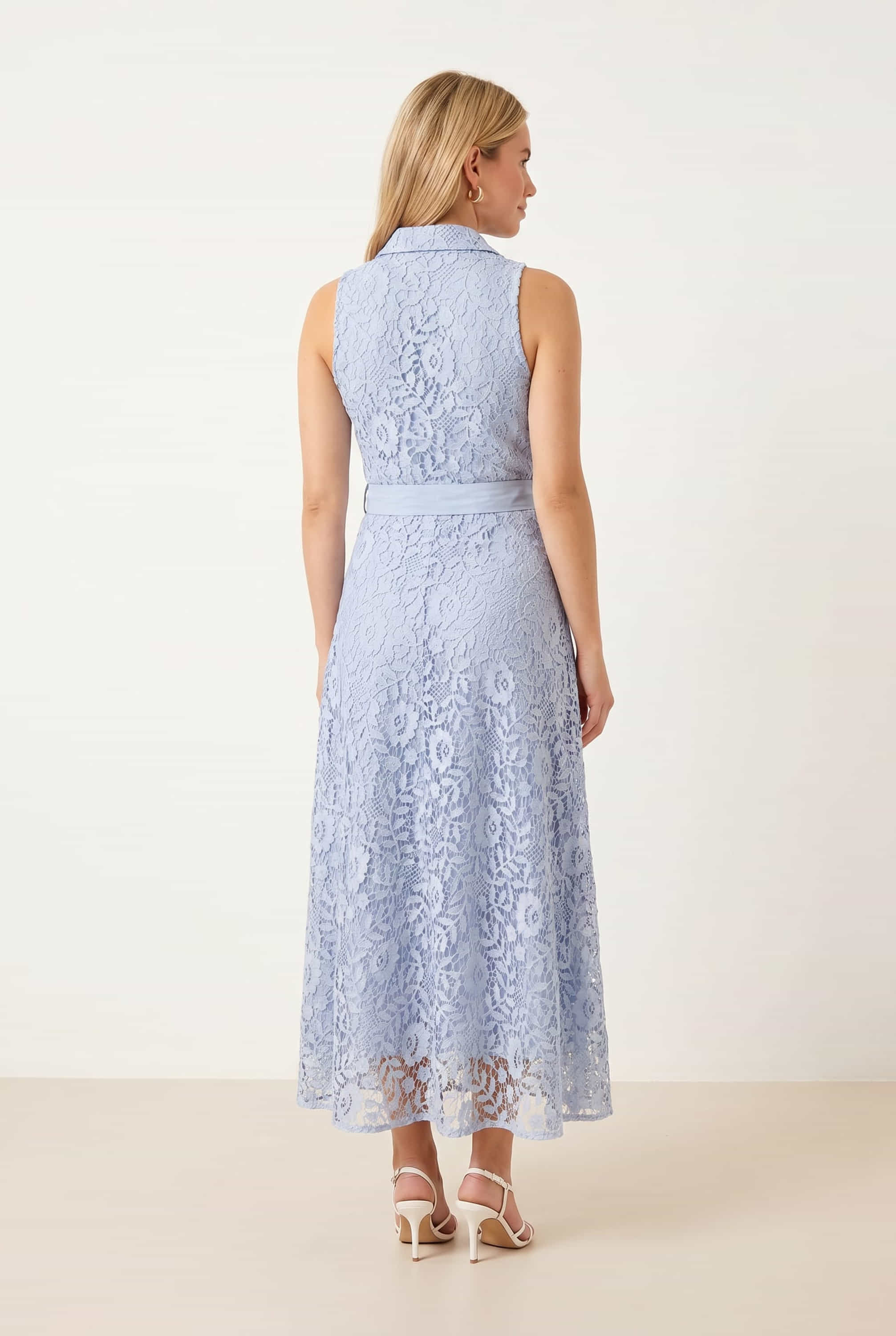 Lace Shirt Dress