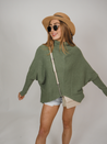 Khaki High Neck Jumper | Hope Knitted High Neck Jumper / Khaki