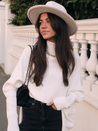 Cream High Neck Knitted Jumper | Hope Knitted Jumper / Ivory