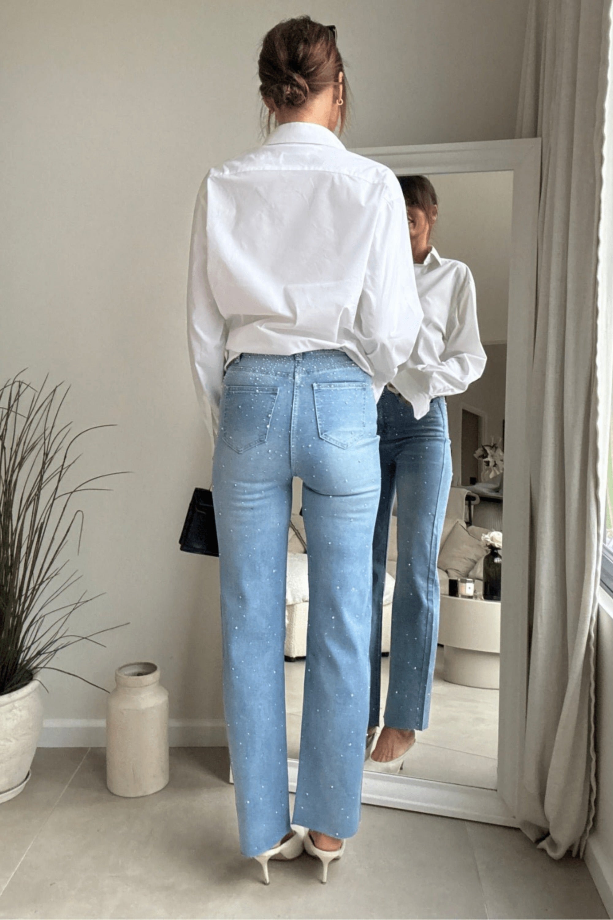 Embellished Hotfix Jean - Style Cheat