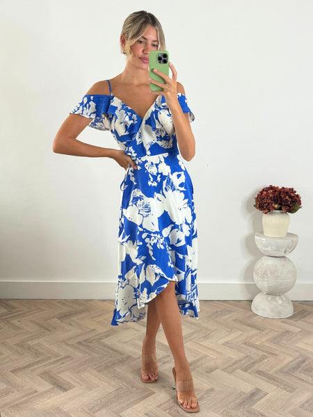 City chic cold shoulder floral dress buy new size 16