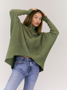 Khaki High Neck Jumper | Hope Knitted High Neck Jumper / Khaki