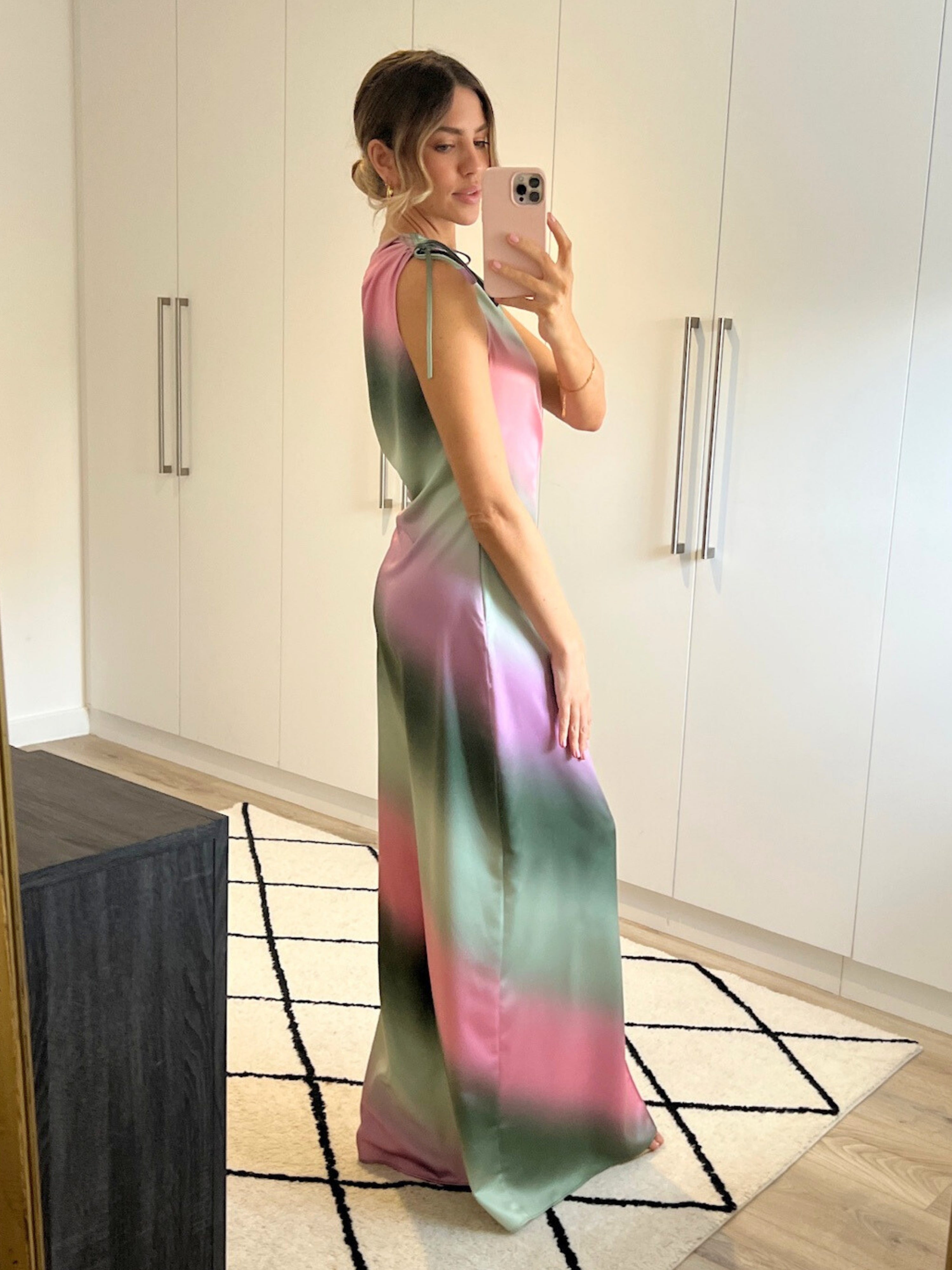 Jovie Cut Out Maxi Dress in Ombre
