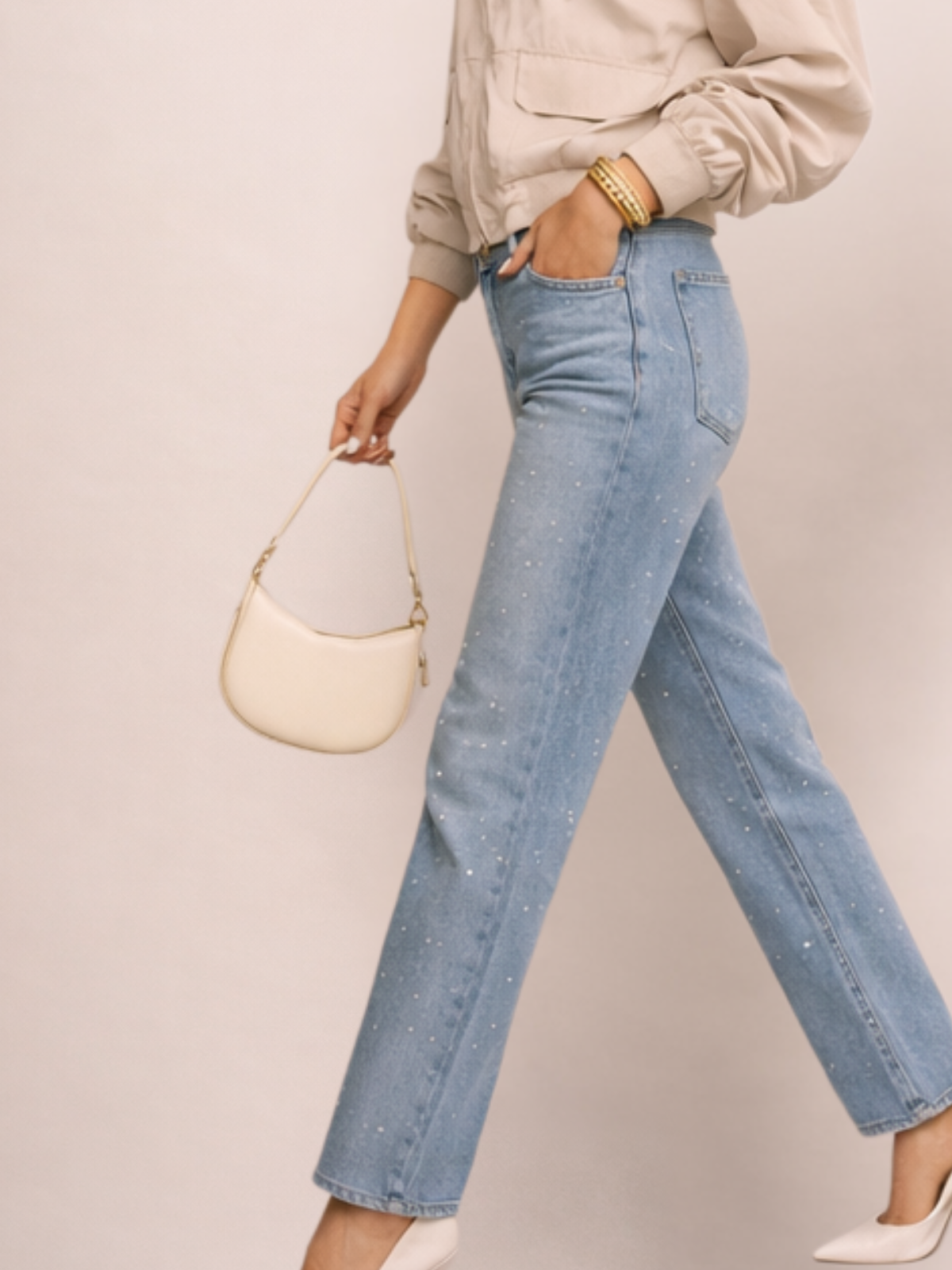 Embellished Hotfix Jean