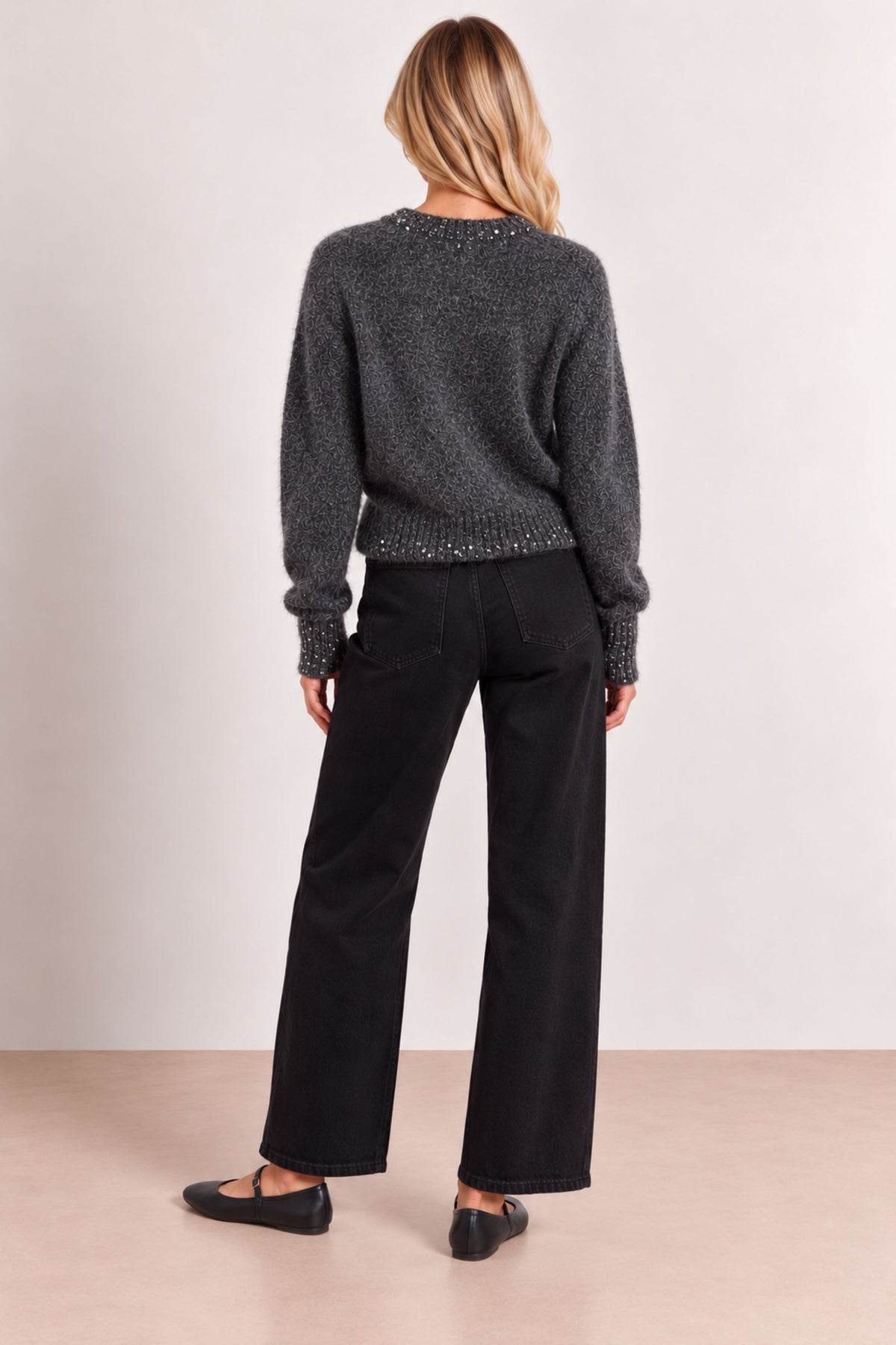 Bow Sparkle Knit