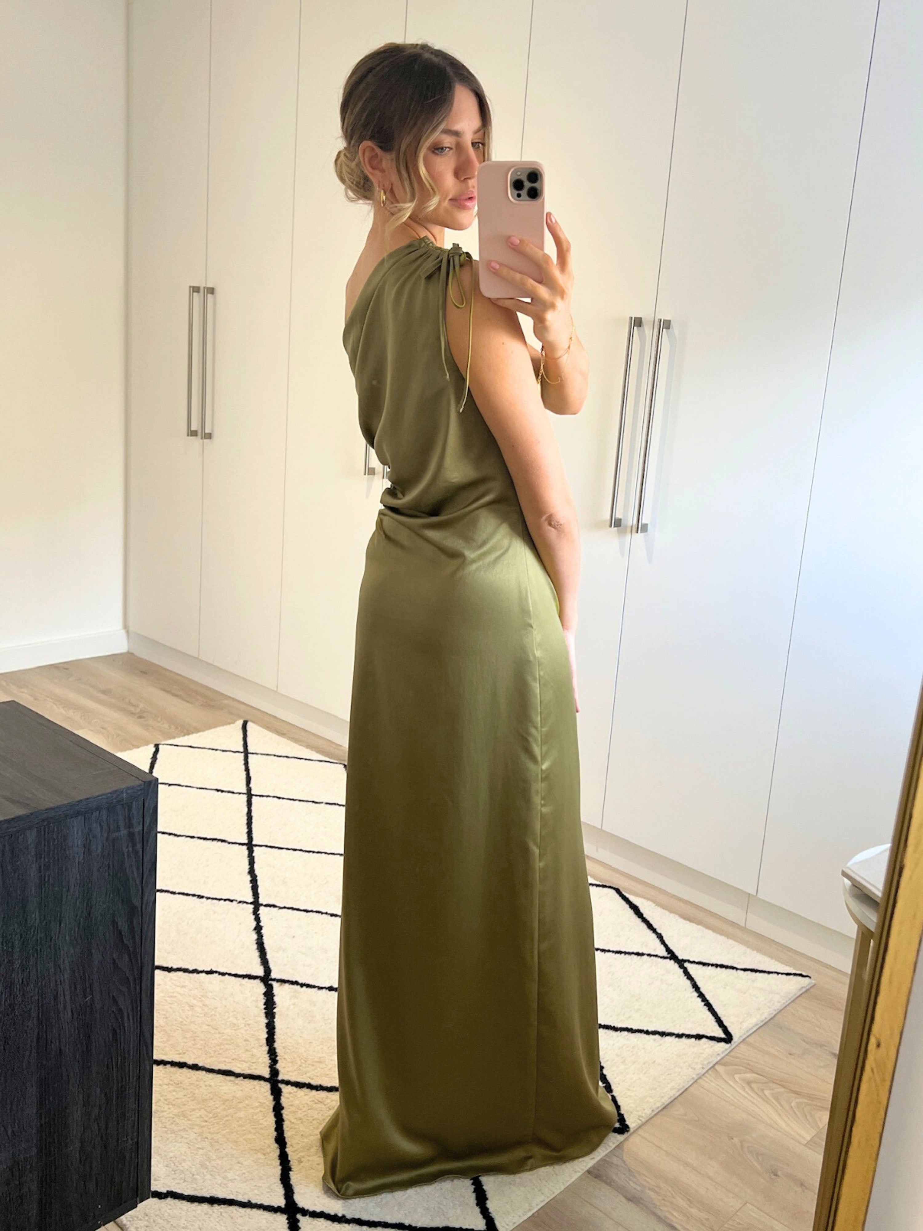 Jovie Cut Out Maxi Dress in Green