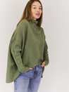 Khaki High Neck Jumper | Hope Knitted High Neck Jumper / Khaki