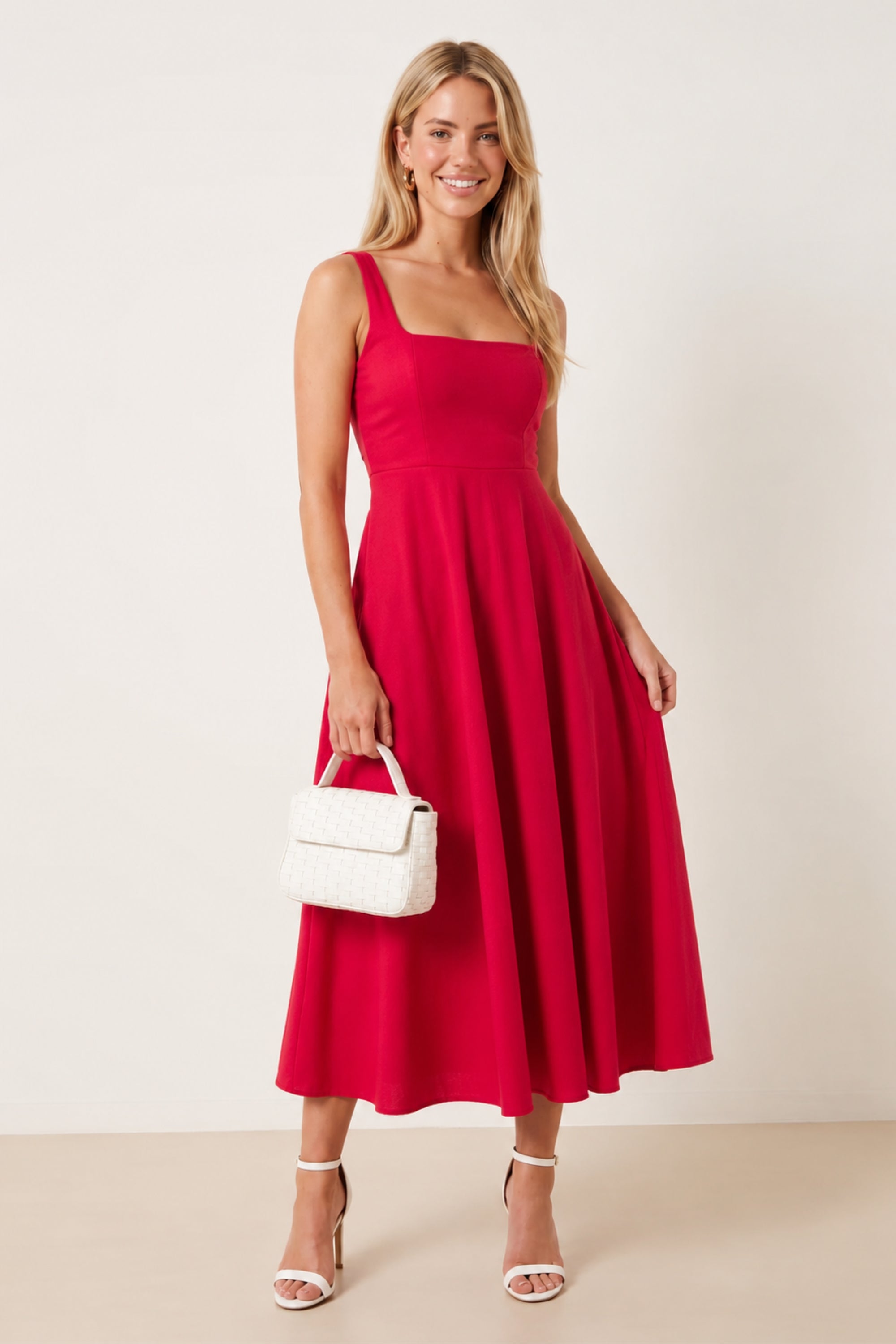fit and flare red dress Patchwork Chiffon Sleeve & This lace mini dress is perfect for Holiday season and is as flattering as it is unique Blake Fit and Flare Dress