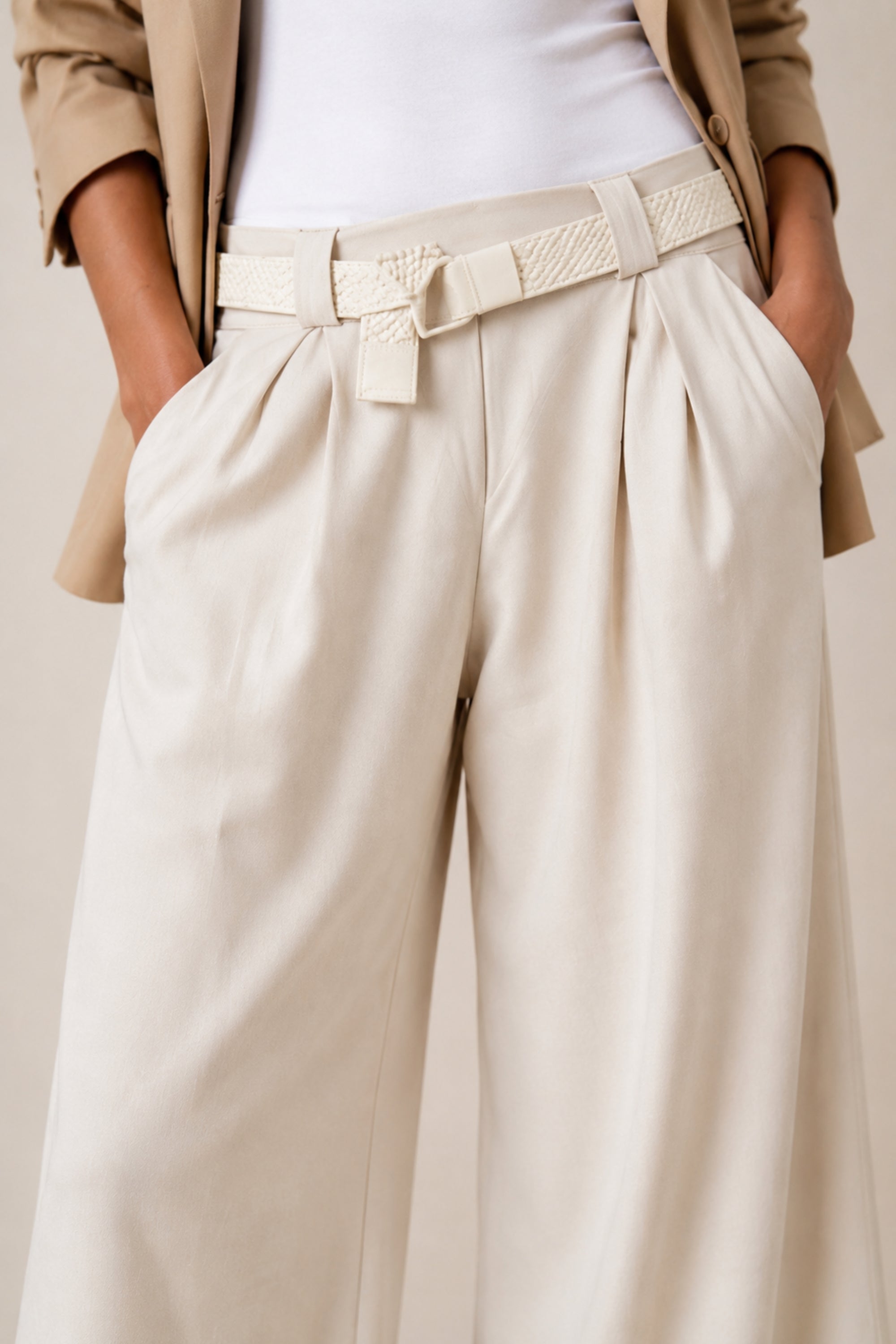 ITALY 2733 Belted Trouser