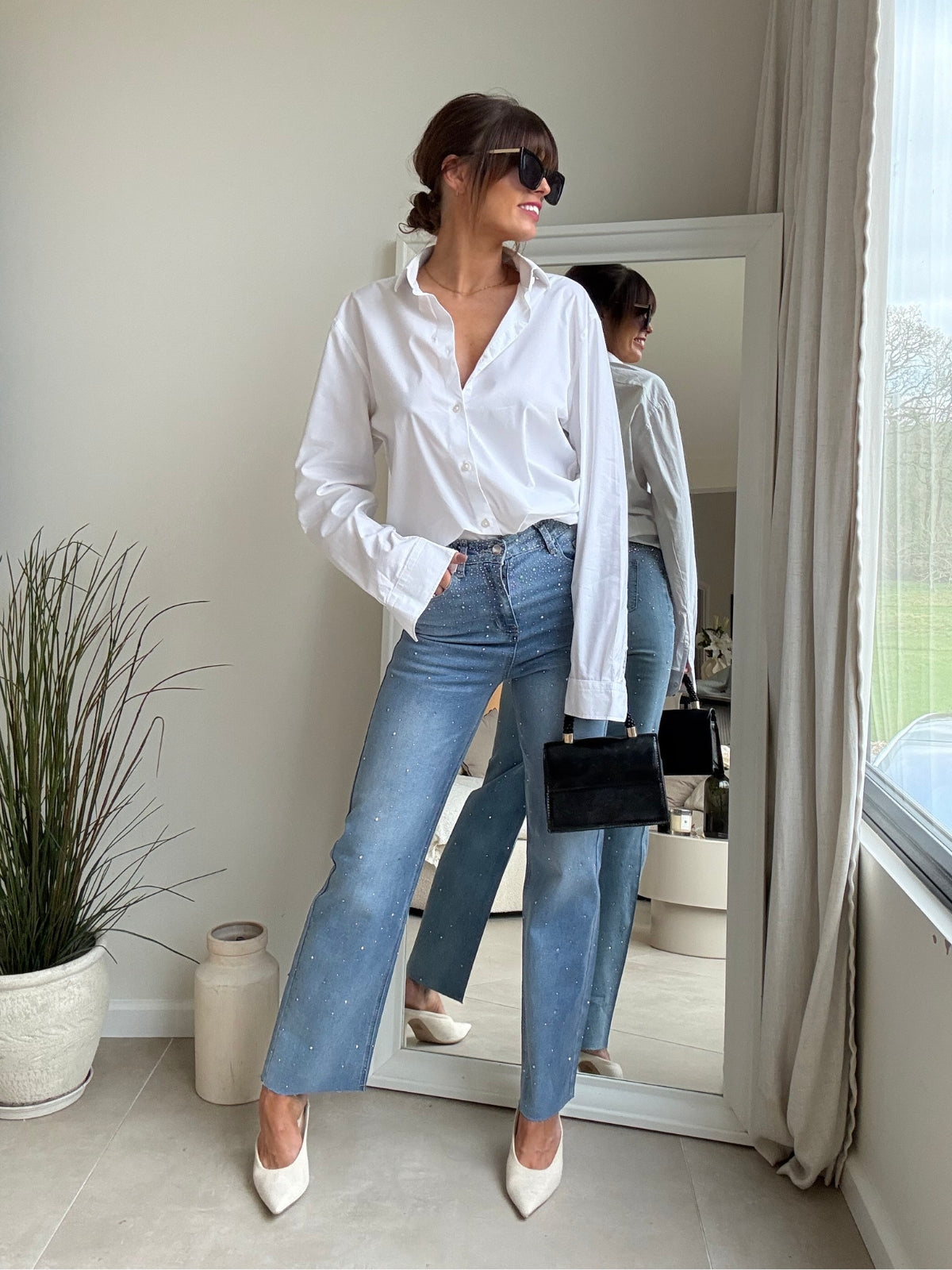 Embellished Hotfix Jean