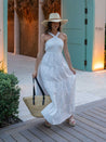 Halter Neck Tiered Dress | Immy Dress in White