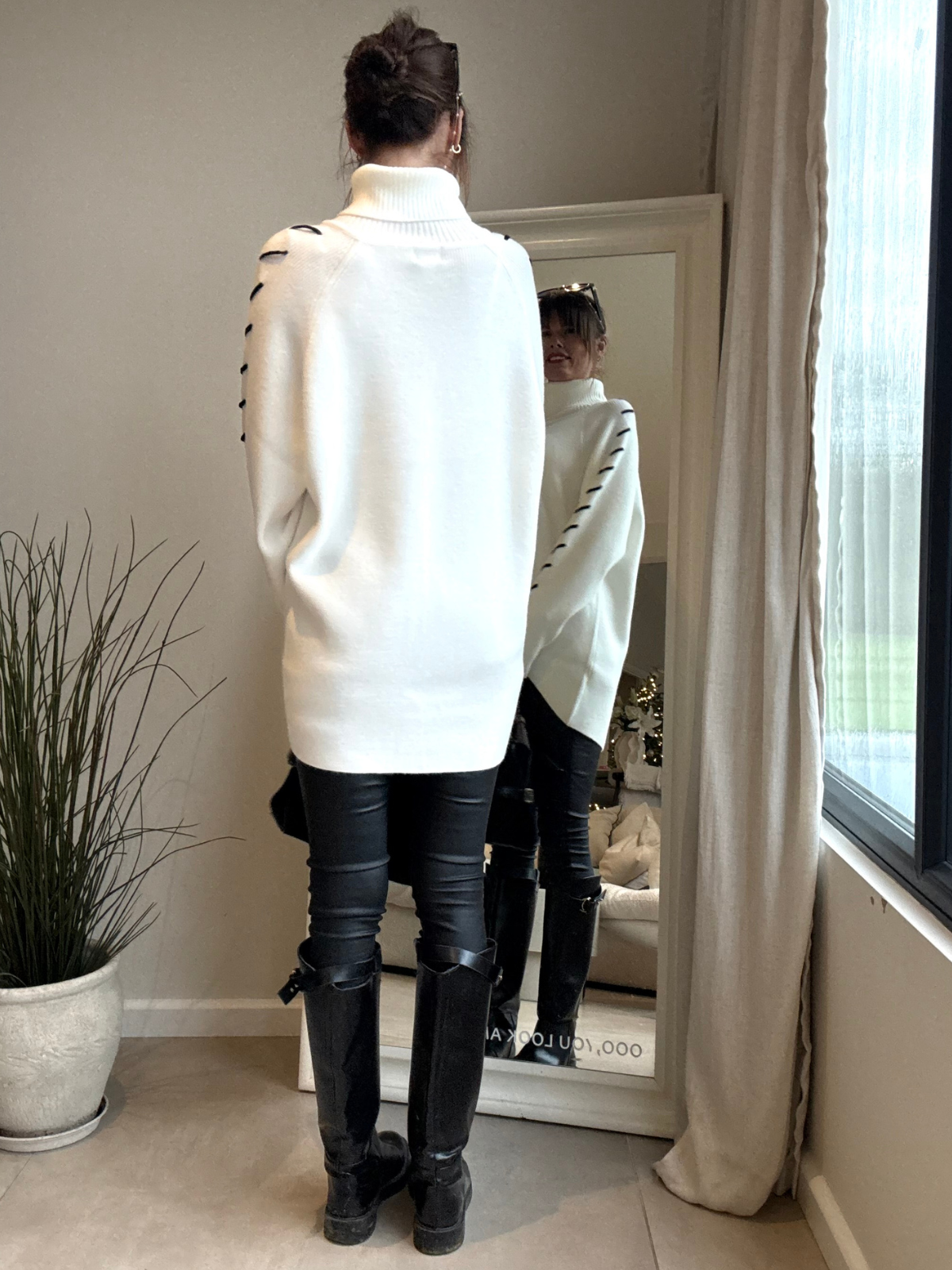 Saddle Stitch Hope Jumper / Cream