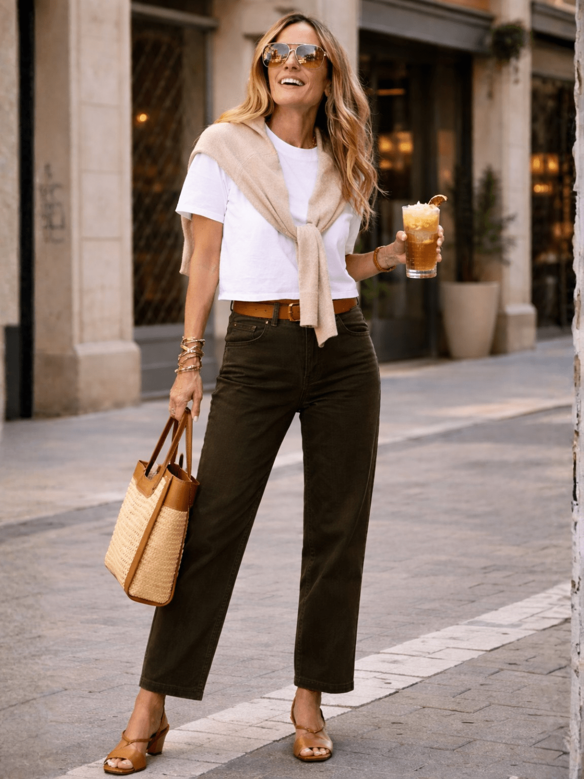 Khaki Barel Jean - Style Cheat