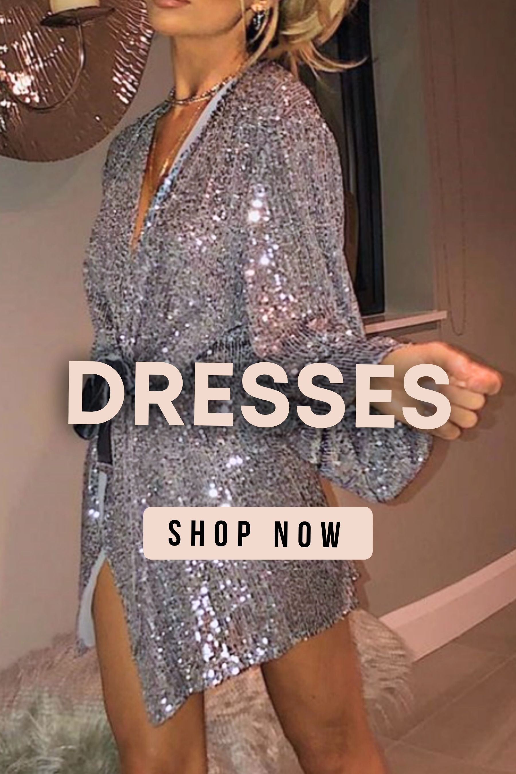 Buy Lipsy Gold Petite Sequin Bardot Split Drape Maxi Dress from