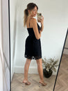 Black Lace Mini Dress | Ceci Strappy Dress