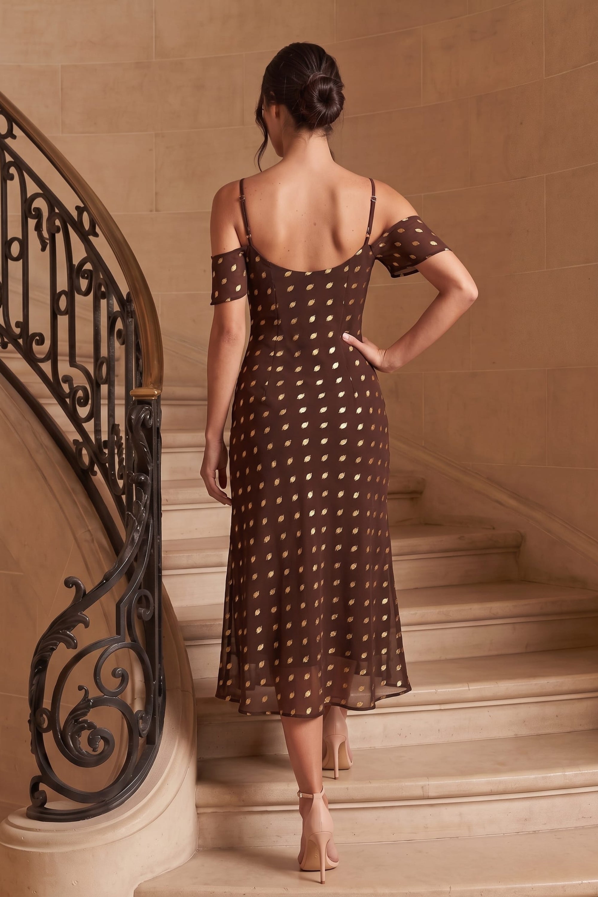 Chocolate Brylee Dress