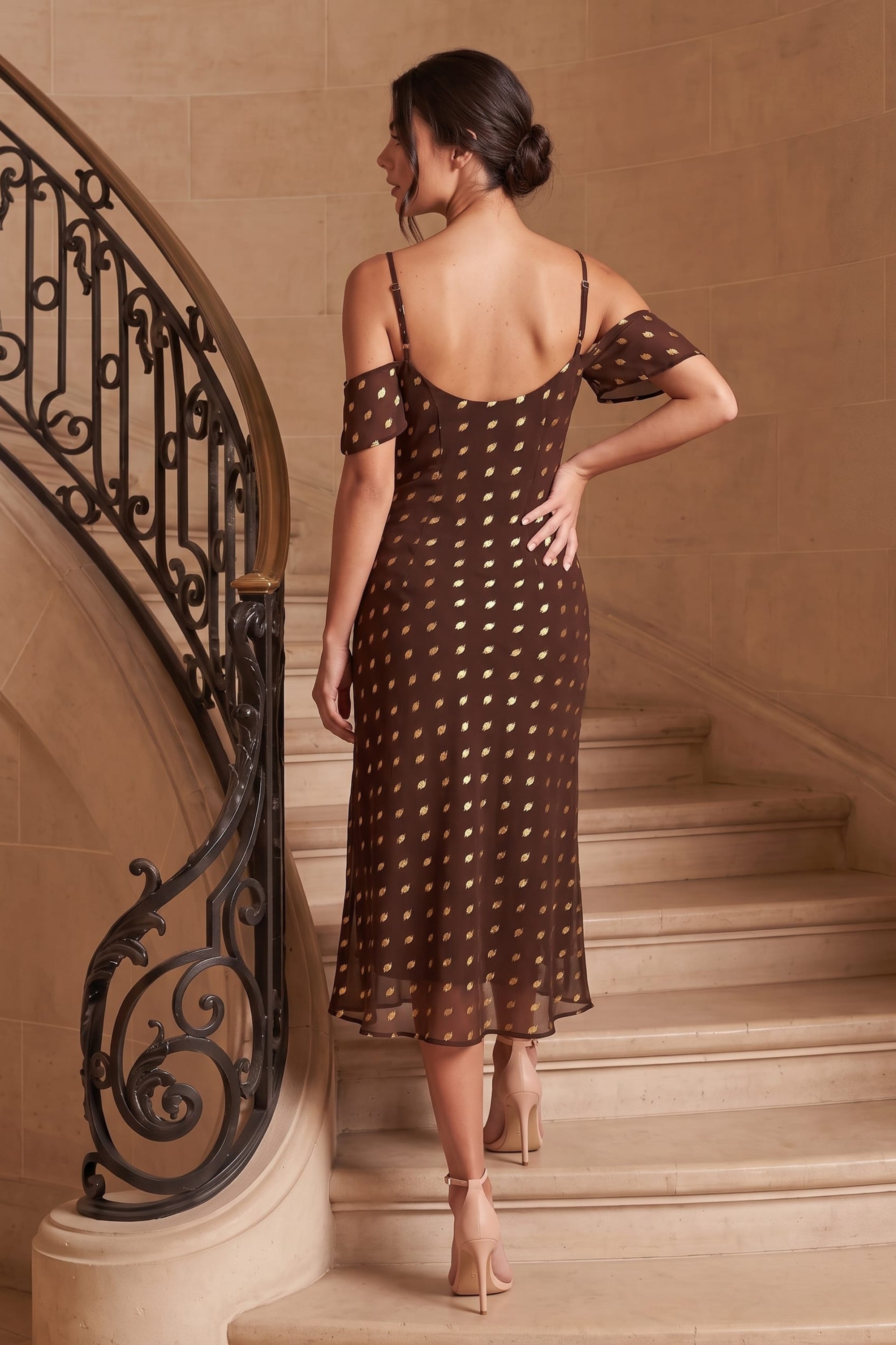 Chocolate Brylee Dress