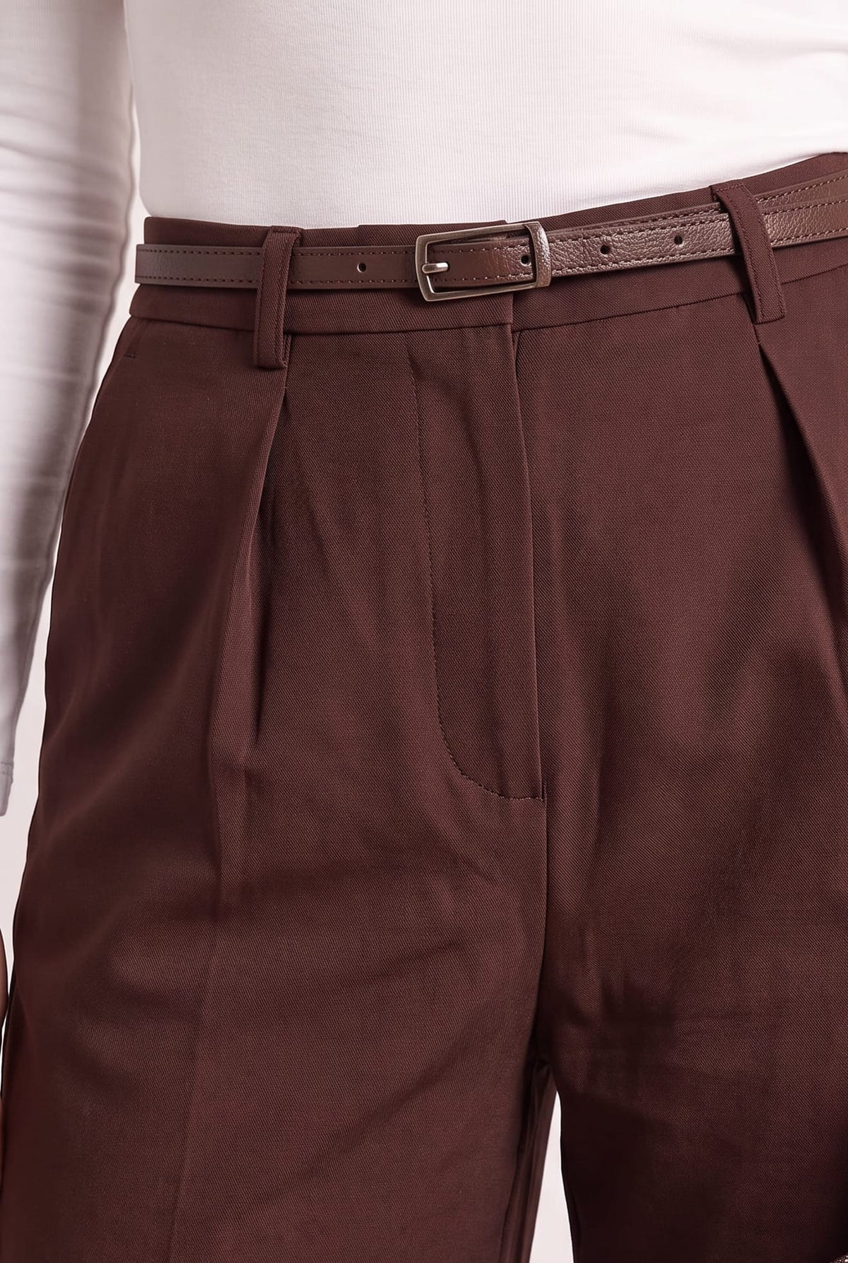 Celine Tailored Trouser Chocolate brown