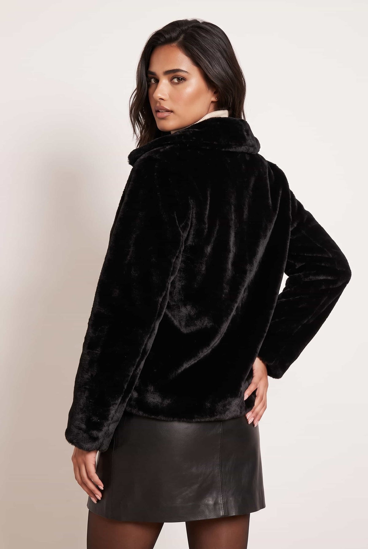 Black Fur Jacket