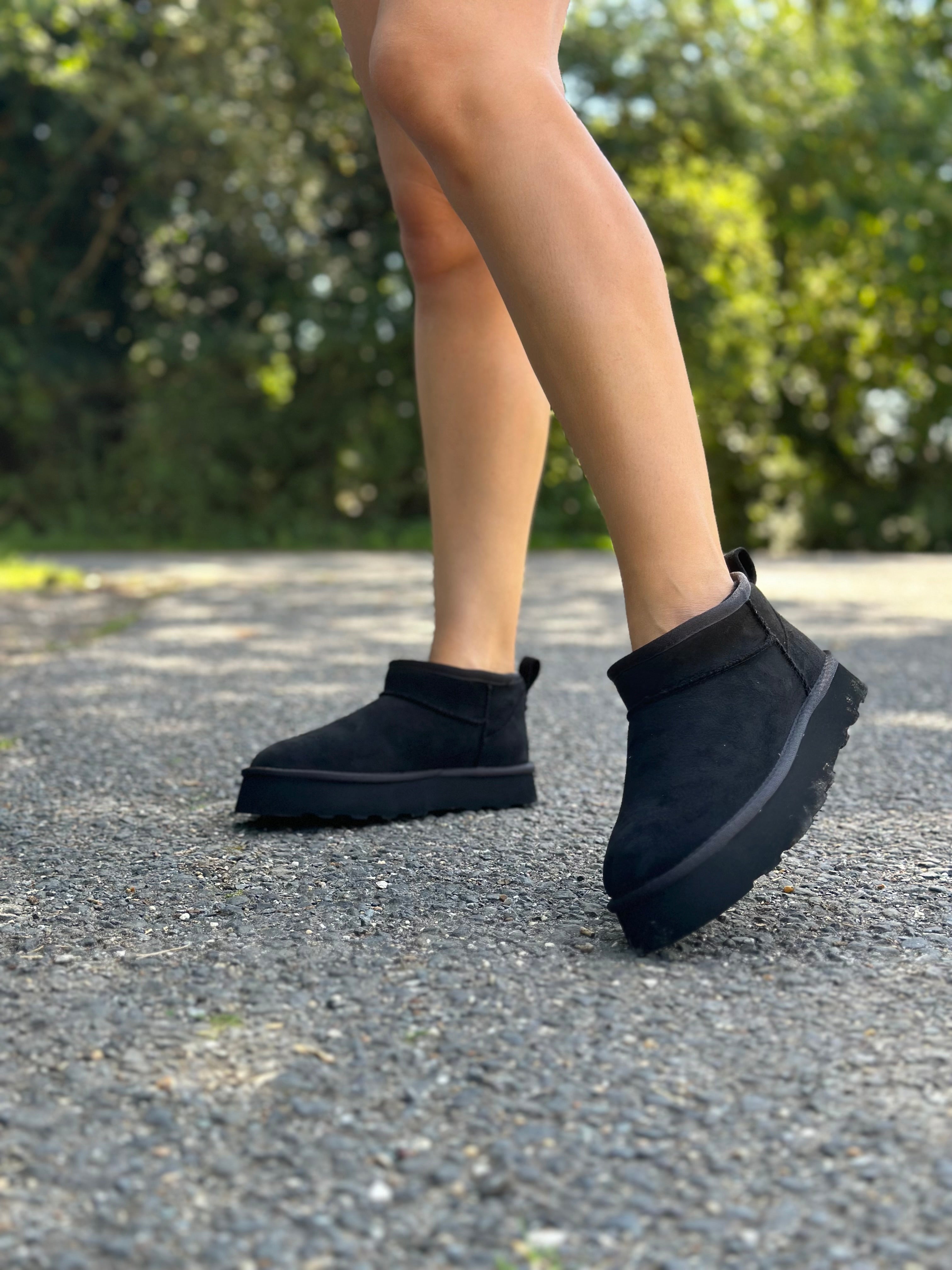 Faux suede ugg sales style boots