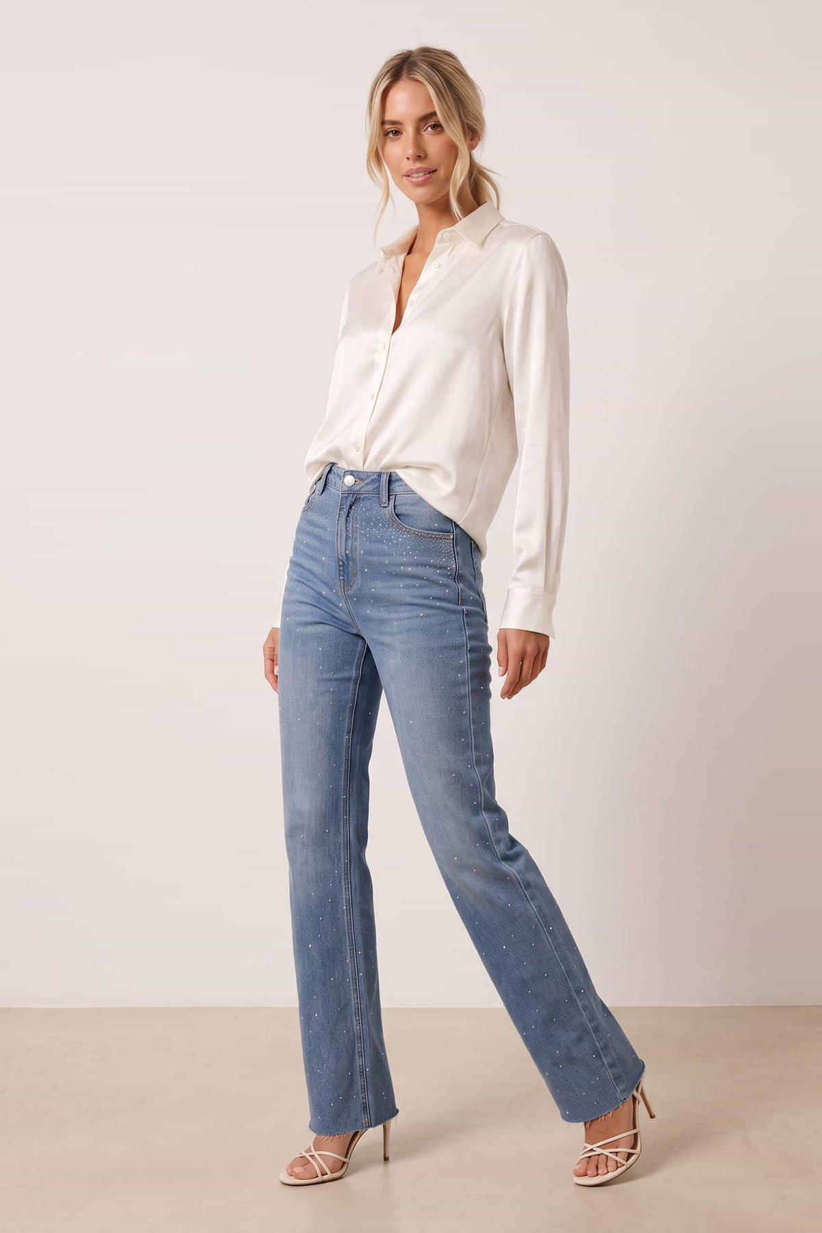 Embellished Hotfix Jean