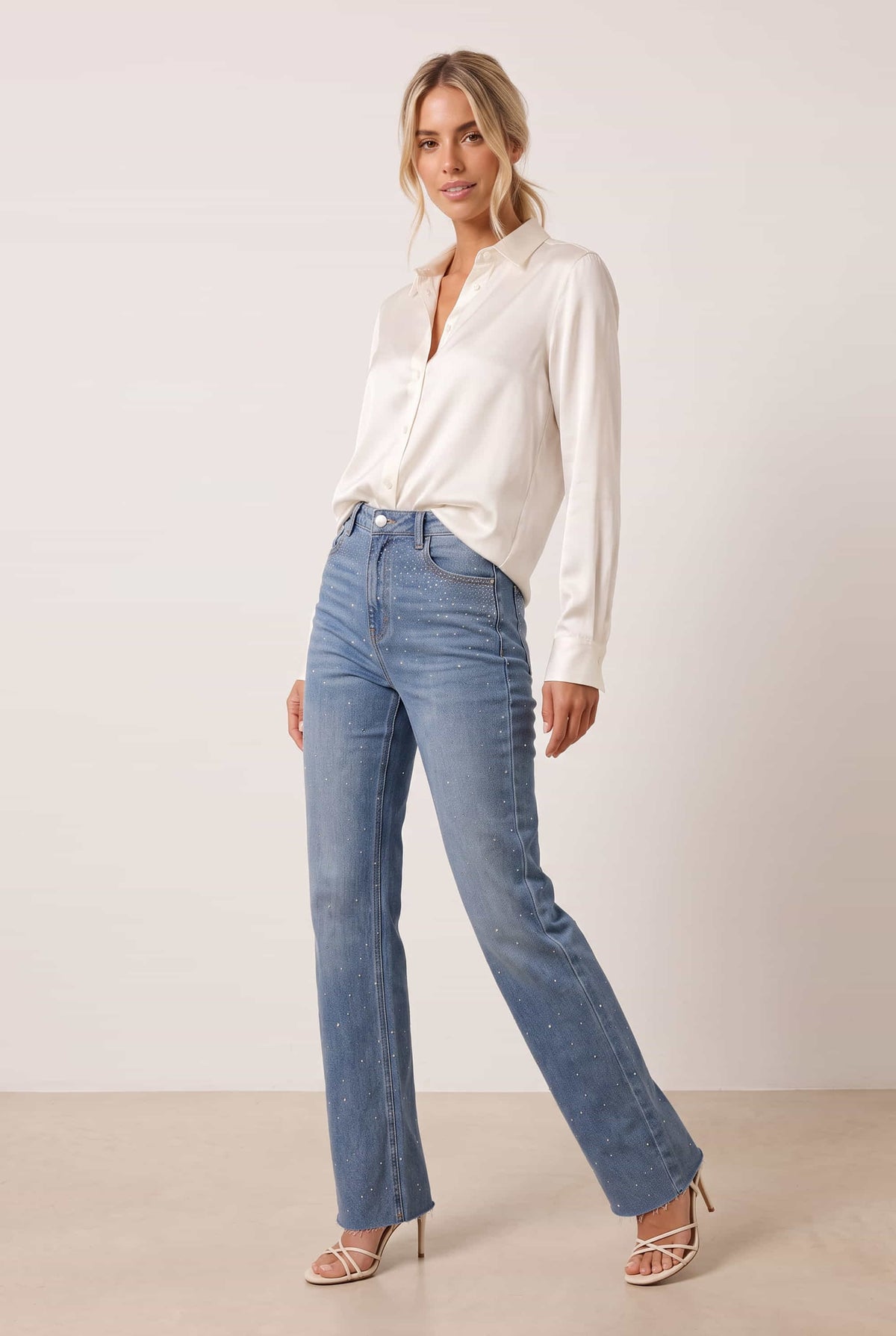 Embellished Hotfix Jean