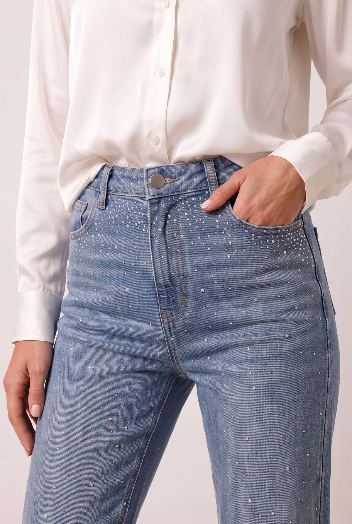 Embellished Hotfix Jean