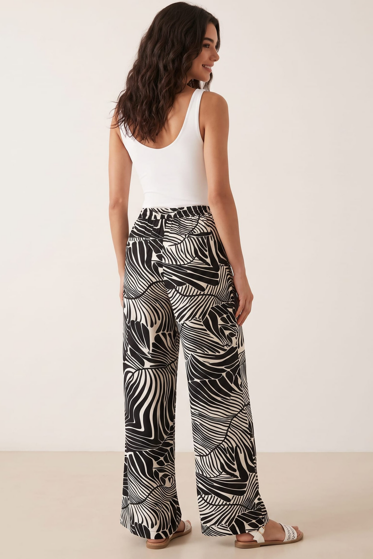 Mono Print Trouser