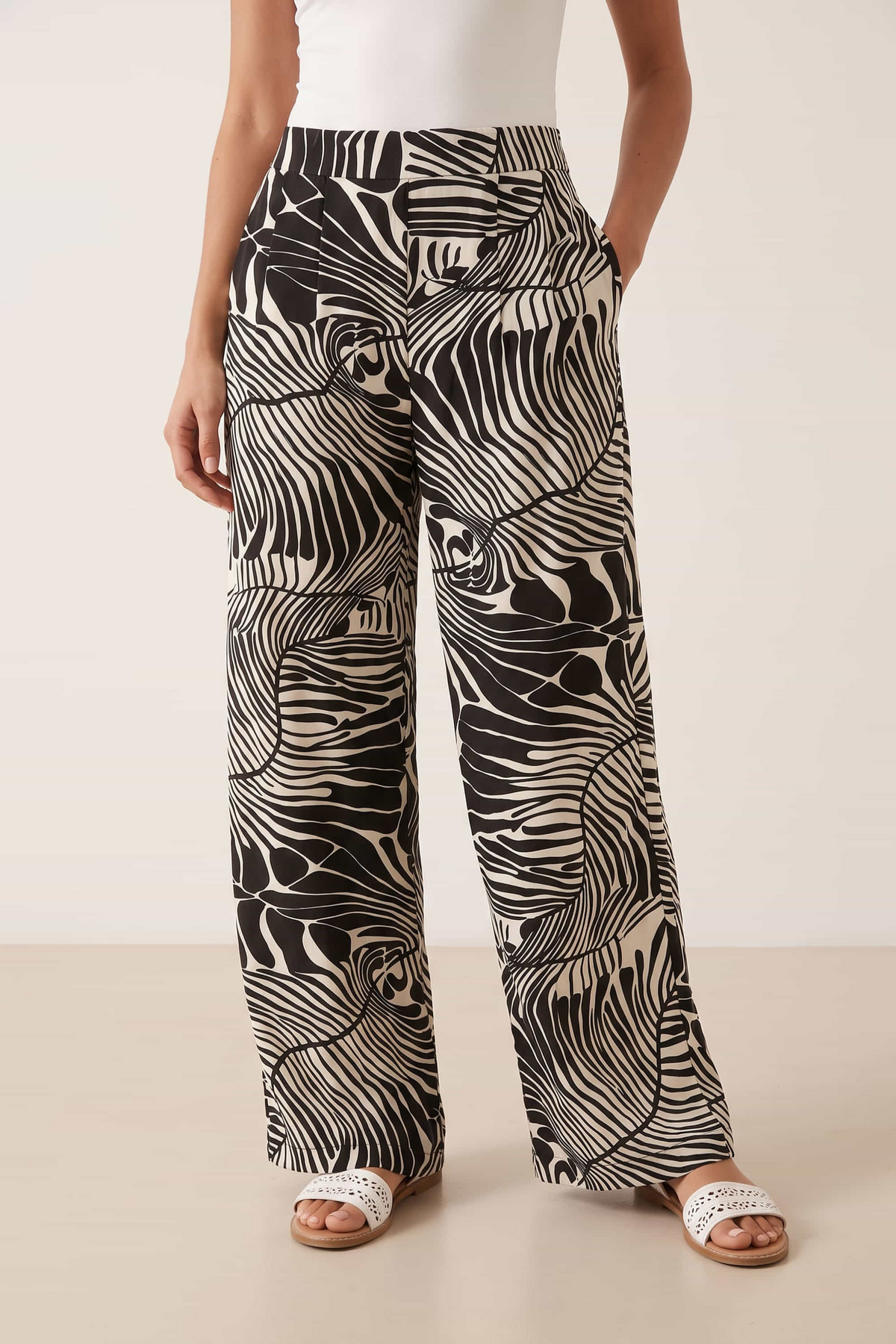 Mono Print Trouser