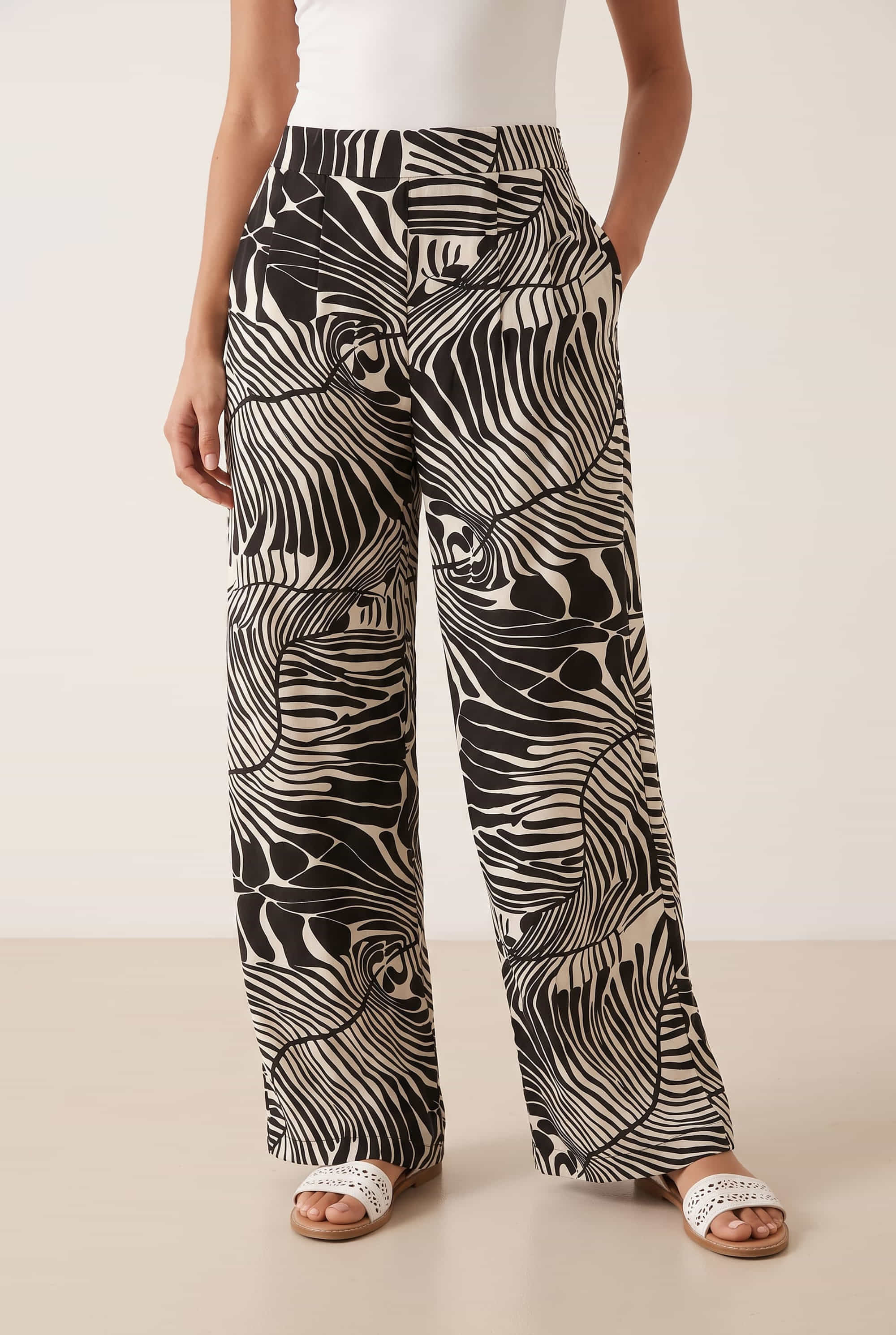 Mono Print Trouser
