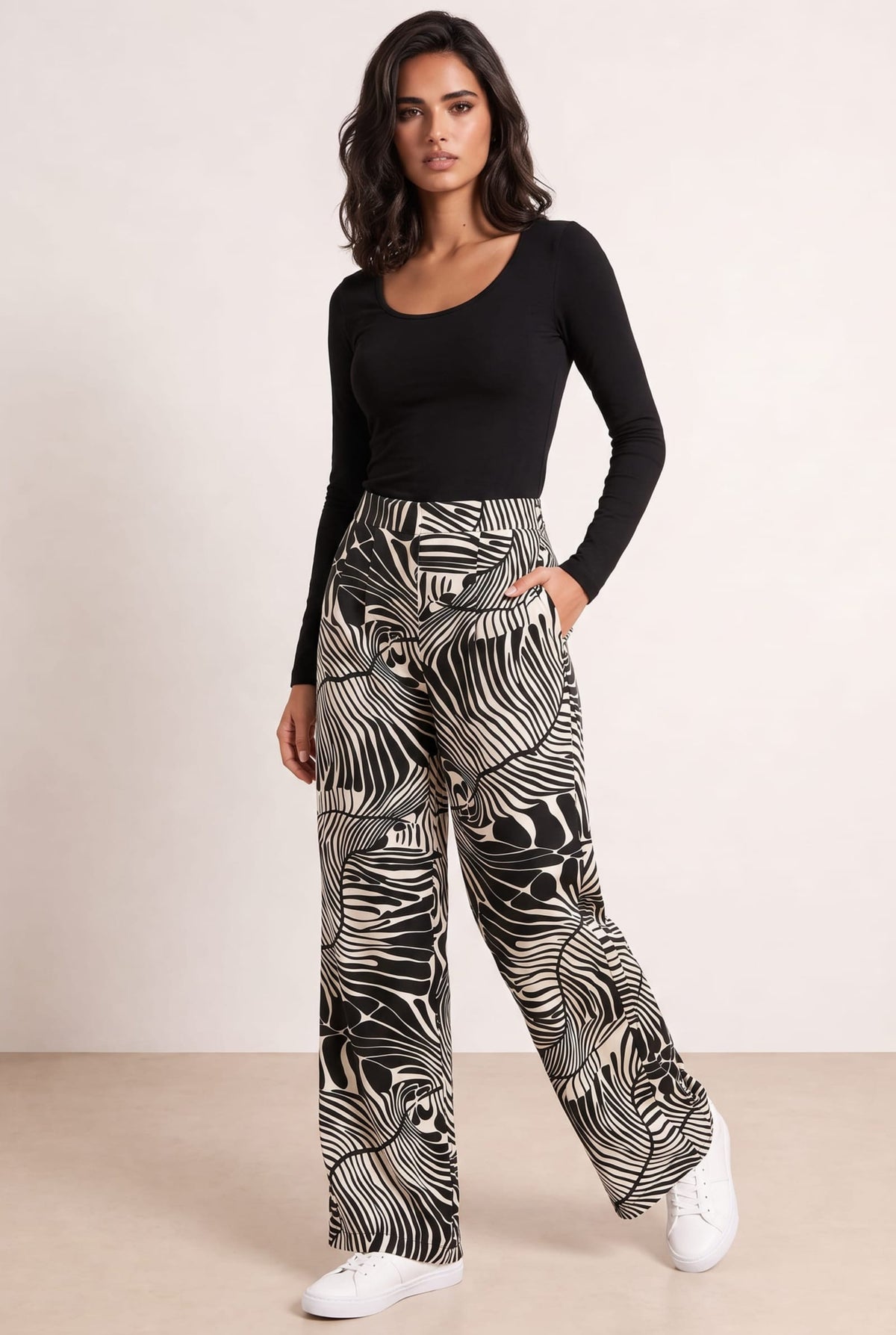 Mono Print Trouser