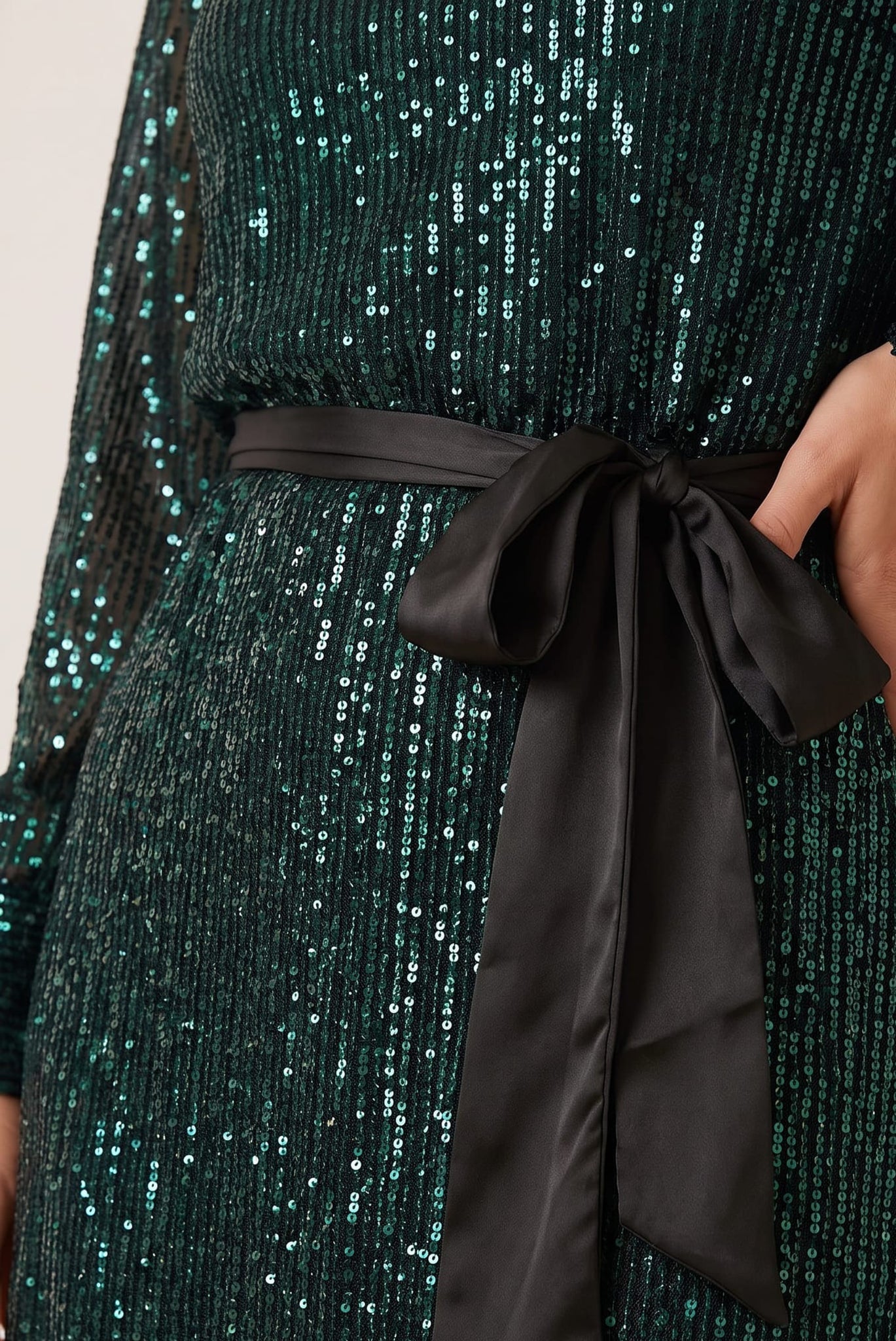 Roxi Sequin Midi Dress / Emerald Green – Style Cheat